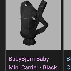 BabyBjorn Mini Carrier - Classic Black